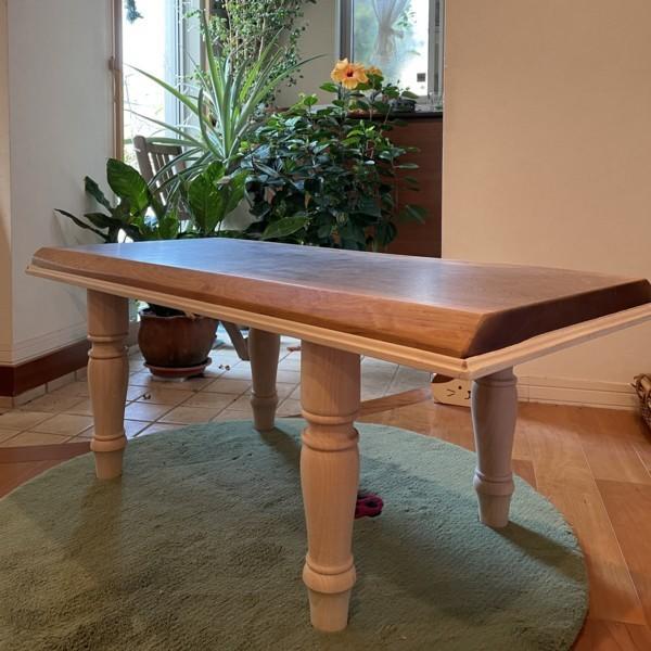 食卓テーブル【送料込み】家具職人製作  木製テーブル①
